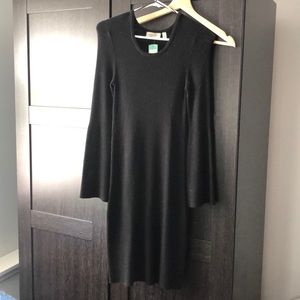 Long sleeve sweater dress